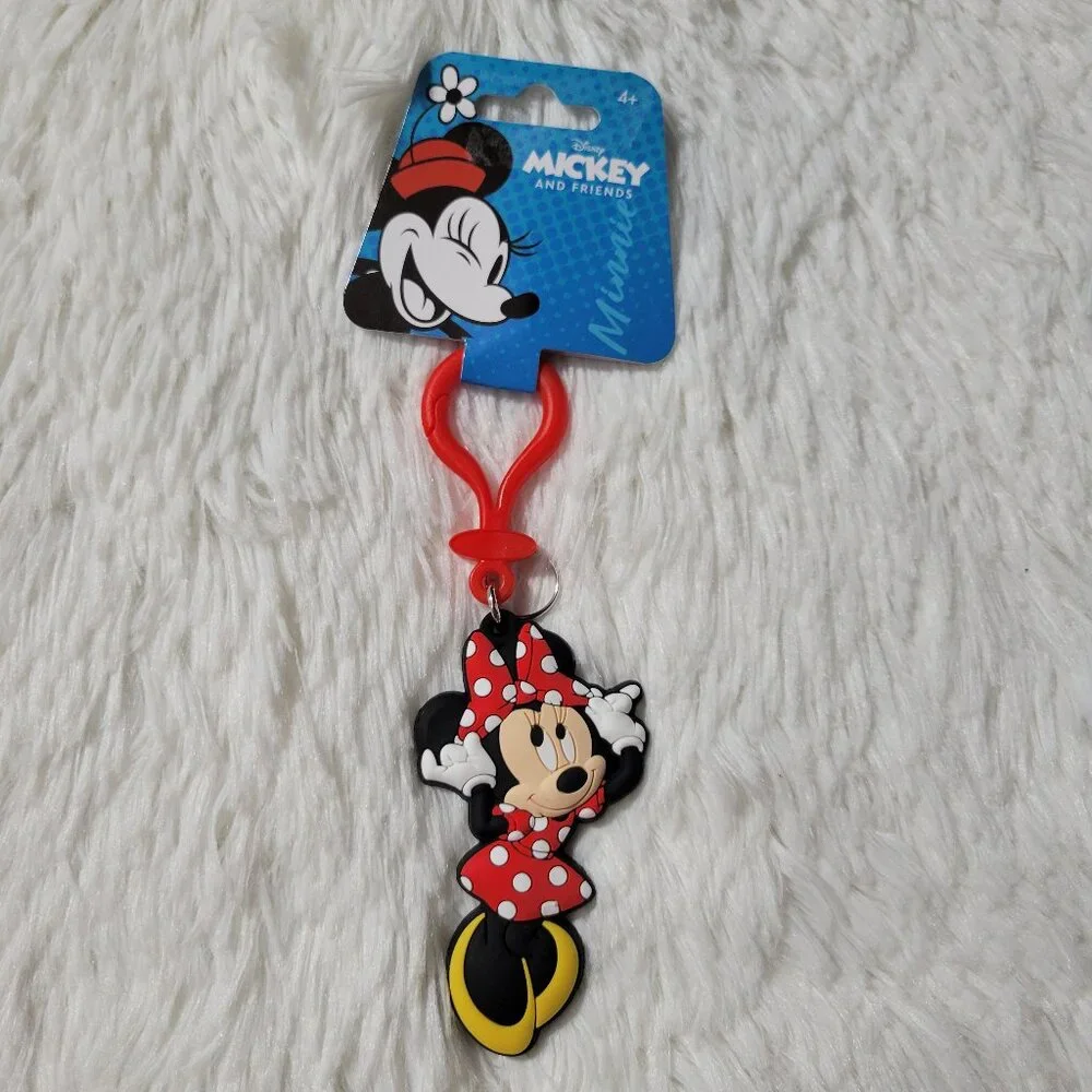 Disney Mickey & Minnie Mouse Keychain Set